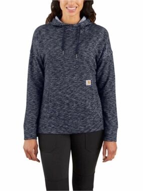 Carhartt Women's Heather Navy Hooded Pullover